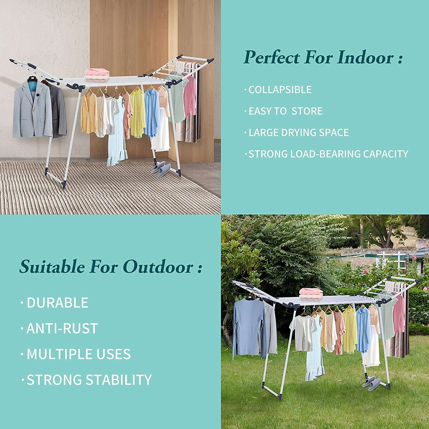 Cloth Drying Rack Pleasant Shopping