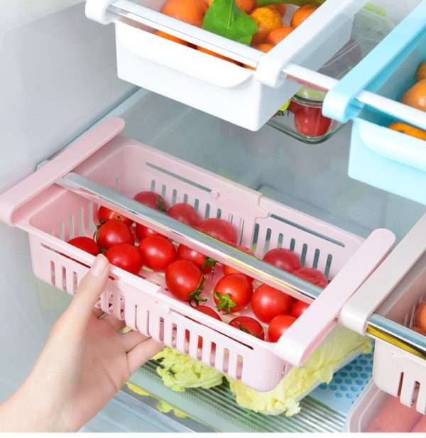 Fridge Adjustable Basket For Better Organization (5 Piece)