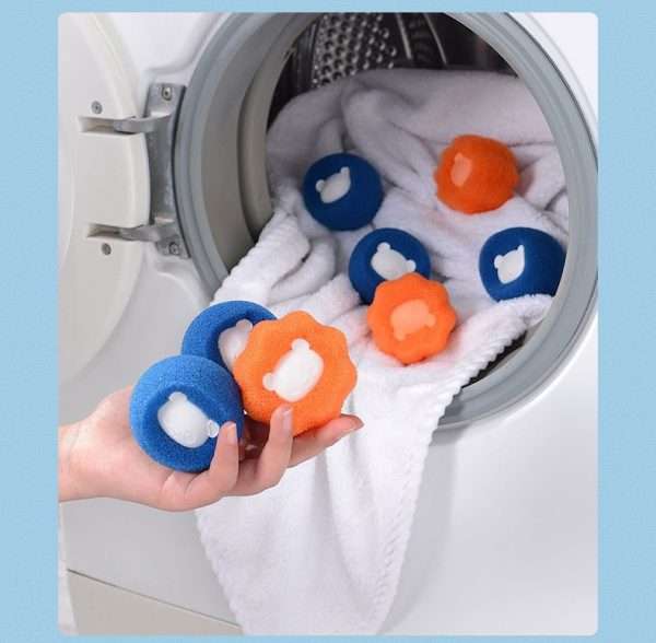 Magic Laundry Balls To Remove Hair From Clothing
