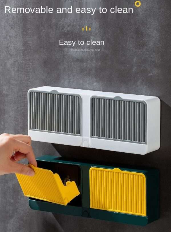 Double Soap Case For Bathroom And Kitchen