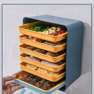 6-in-1 Wall Mounted Multilayer Dish Tray
