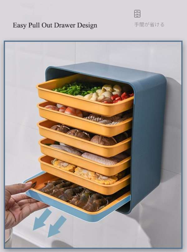6-in-1 Wall Mounted Multilayer Dish Tray