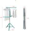 2-Layer Folding Clothes Rail Drying Stand