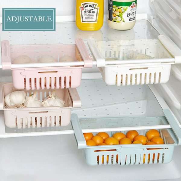 Fridge Adjustable Basket For Better Organization (5 Piece)