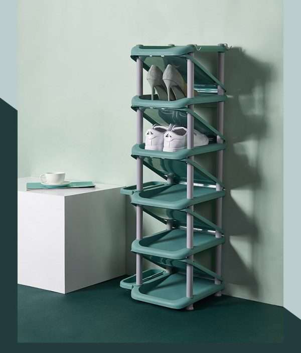 6-Tier Shoe Rack With 11 Compartments