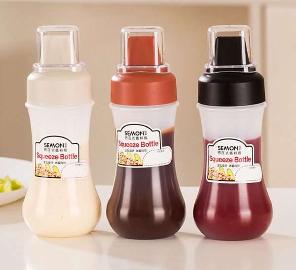 5-Hole Squeeze Sauce Bottle (2 Pieces Set)