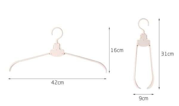 Folding Clothes Hanger (5pcs Set)