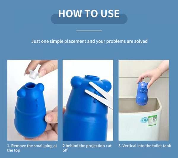 Blue Bear Toilet Cleaner (3 Piece Set)