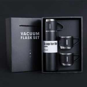 Vacuum Flask Set With Additional Cups