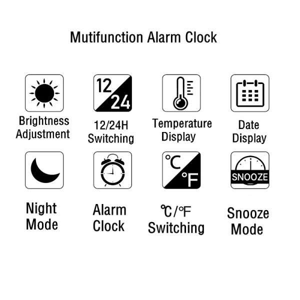 Led Digital Table Clock