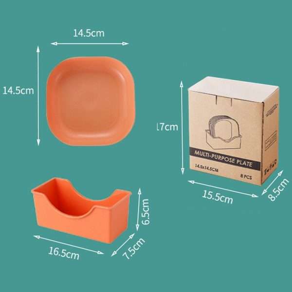 10 Piece Snacks Plate Set