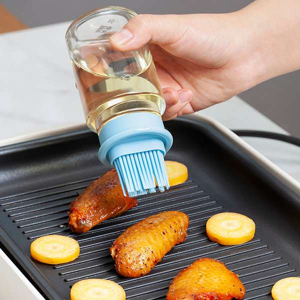 Oil Bottle With Silicon Brush