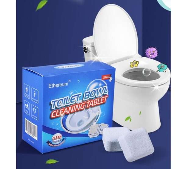 Toilet Bowl & Flush Cleaning Tablet 1 Pack (12 Tablets)