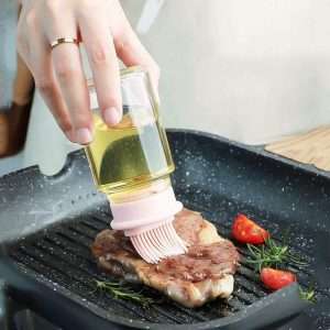 Oil Bottle With Silicon Brush