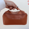 Brown Cosmetic Bag