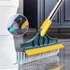bathroom cleaning brush with wiper