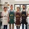Apron with towel