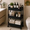 3 Tier Storage Rack Black