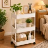 3 Tier Storage Rack White
