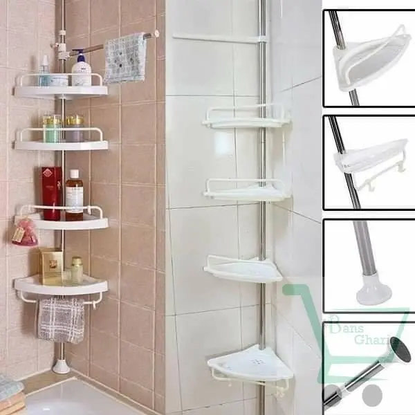 Bathroom Corner Rack Each Part