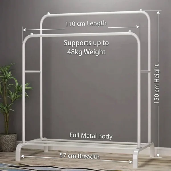 Double Pole Rack Size