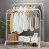 Double Pole Rack White