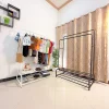 Double Pole Rack with Double Shelves Main