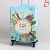 Luggage Cover-Travel Around the World-Sky-Blue