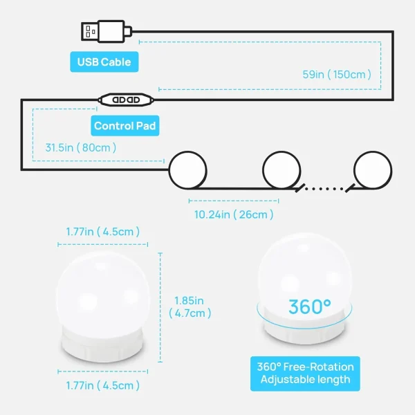 Vanity Mirror Light Describe All