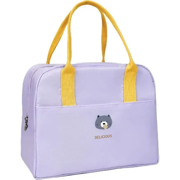 lunch bag purple